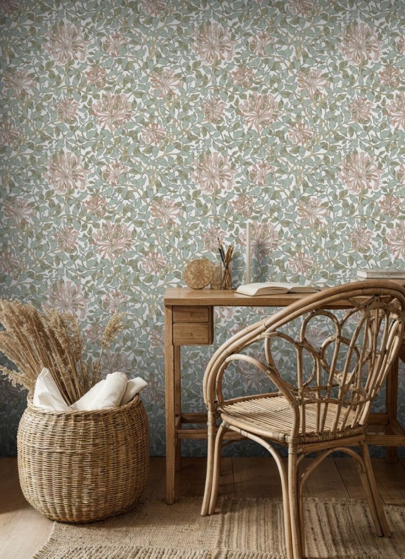 Pilt Honeysuckle Coral/Thyme - MOX0131-01